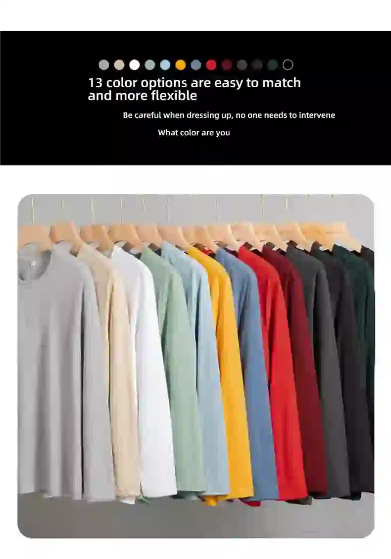 Toppkvalitet 100 % bomull Modemärke Enfärgade rundhalsade T-shirts Nya M