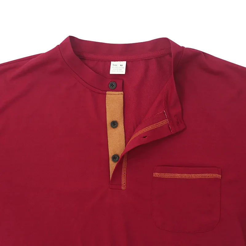 Summer Fashion Casual Short-sleeved Polo Shirt for Men Polo Simple Bre