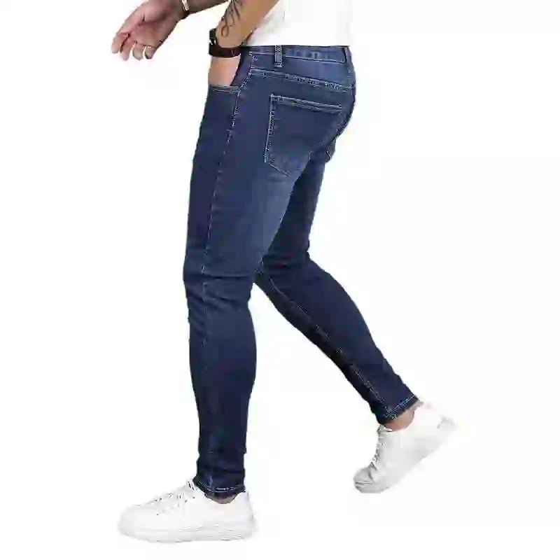 2025 Mens Slim Fit Classic Skinny Jeans Casual Street Style Comfortable Casual Mens Skinny Jeans Male Slim Fit Pencil Denim