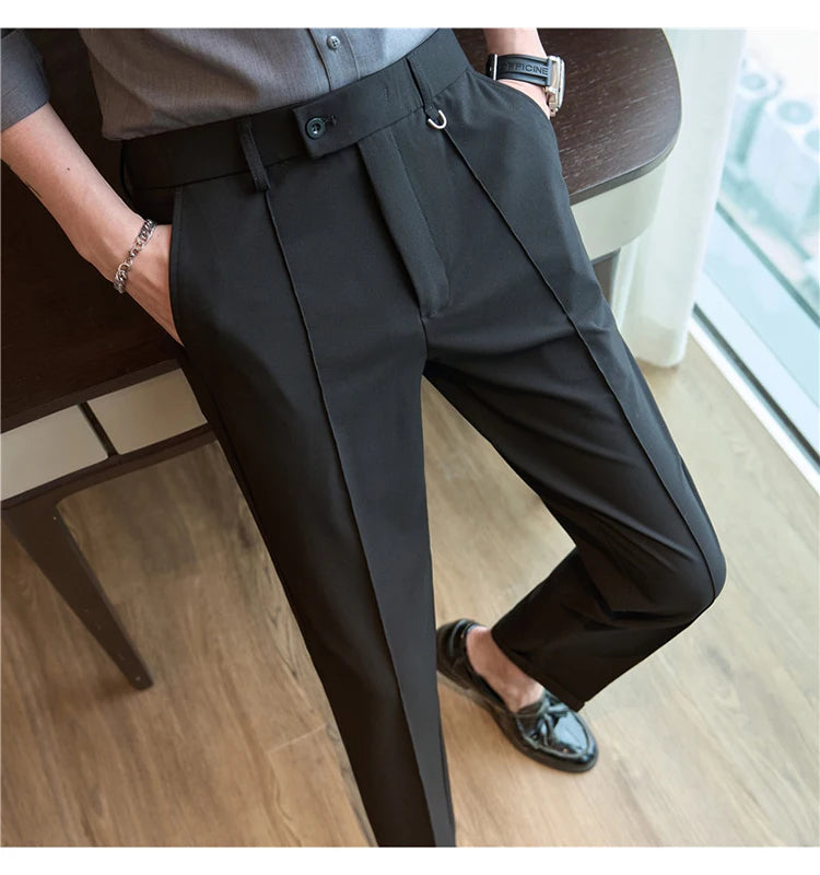 Men's business casual trousers, daily formal work pants, 2024 new high