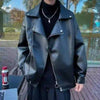 Coat New In Men's Suit Jackets Spring Autumn Male Leather Blazer Fashionable Fashion 2024 Luxury Designer Korean Style Clothes