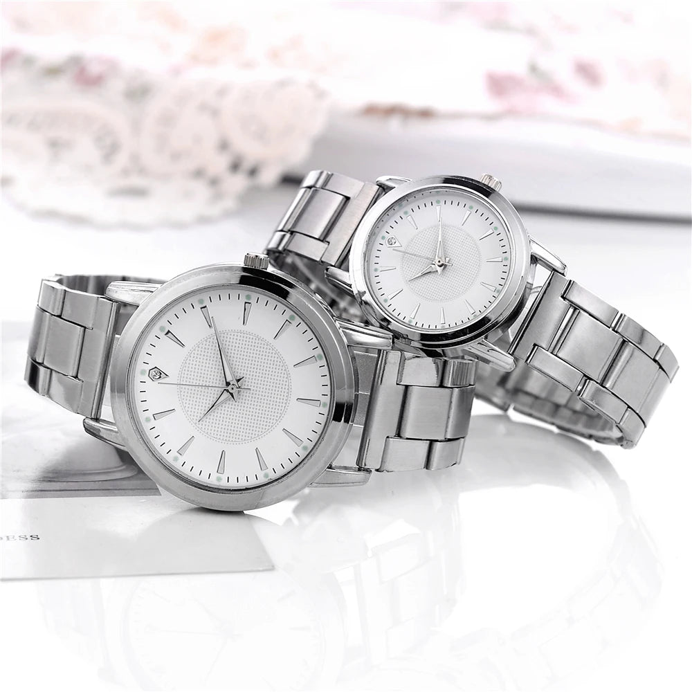 Couple’s Watches Set | Men’s Business Watch | Women’s Quartz Watch
