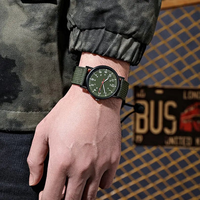 Luxury Men’s Watch | Quartz Waterproof Watch | Big Dial Wristwatch