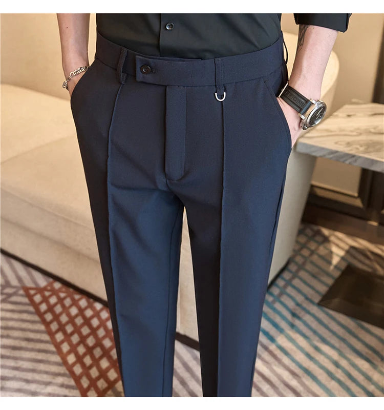Men's business casual trousers, daily formal work pants, 2024 new high