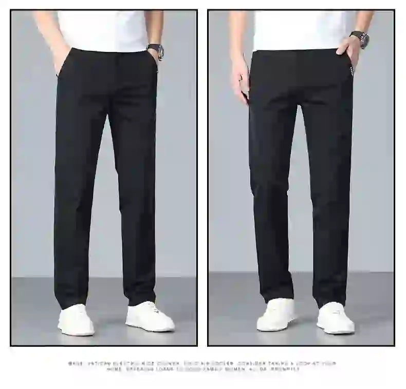 Men's casual pants 2025 New Spring and autumn casual straight business