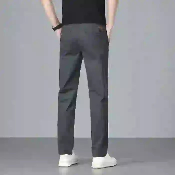 Men's casual pants 2025 New Spring and autumn casual straight business