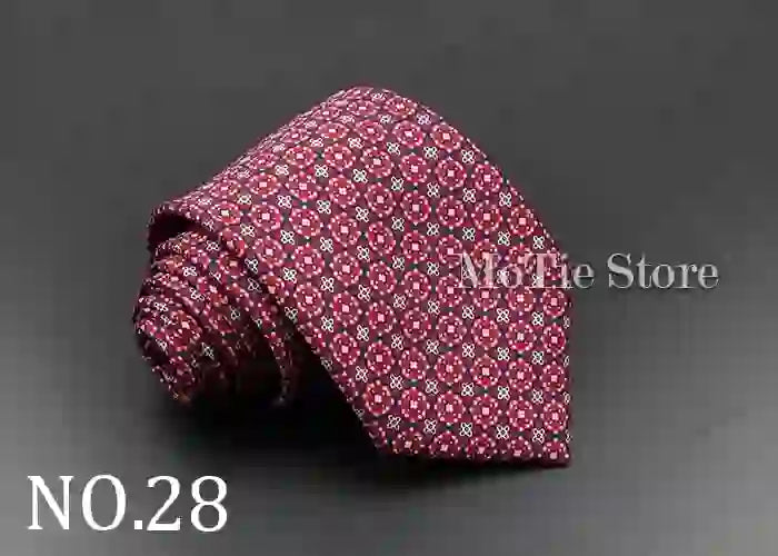 Men's Fashion Silk Tie 7. Soft Novelty Tie Blue Green Orange Color Tie