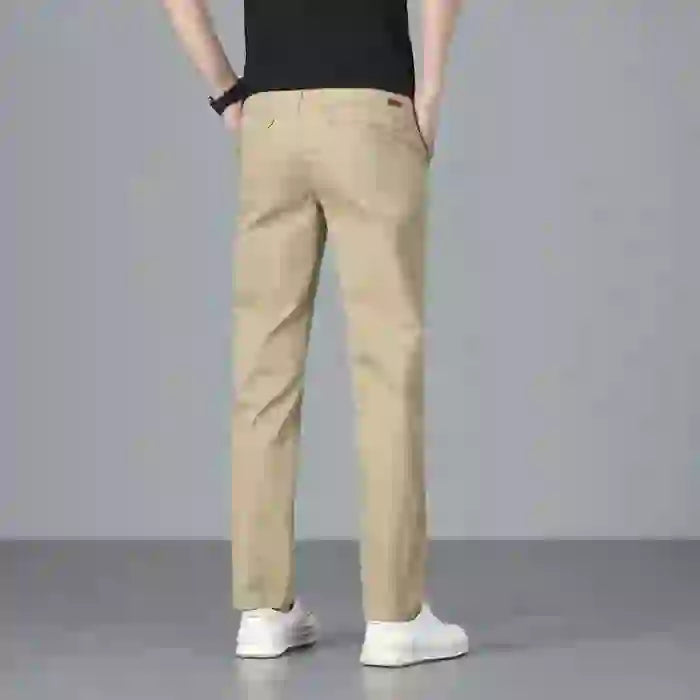Men's casual pants 2025 New Spring and autumn casual straight business
