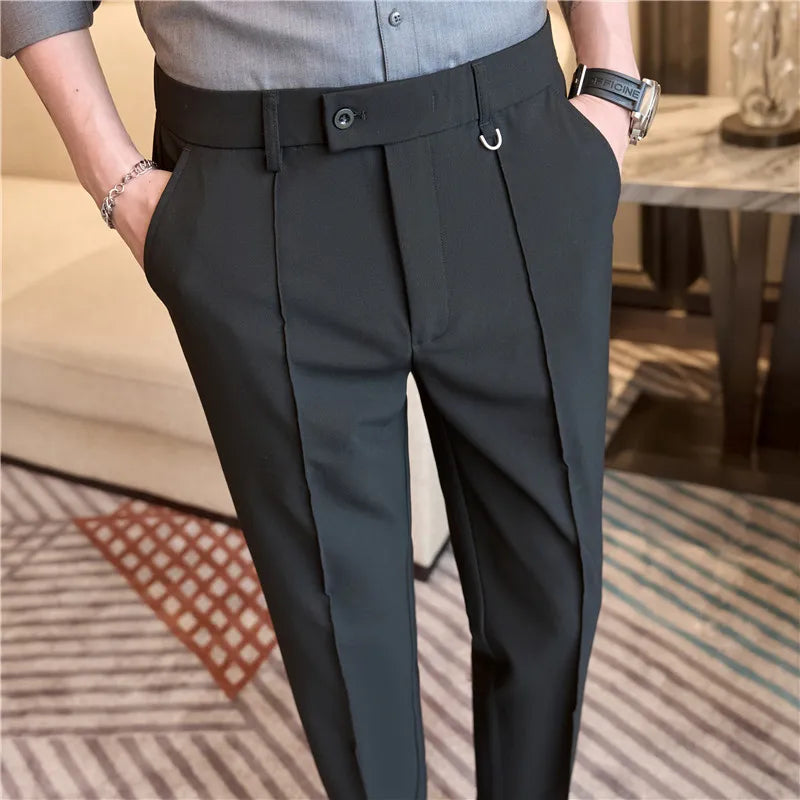 Men's business casual trousers, daily formal work pants, 2024 new high