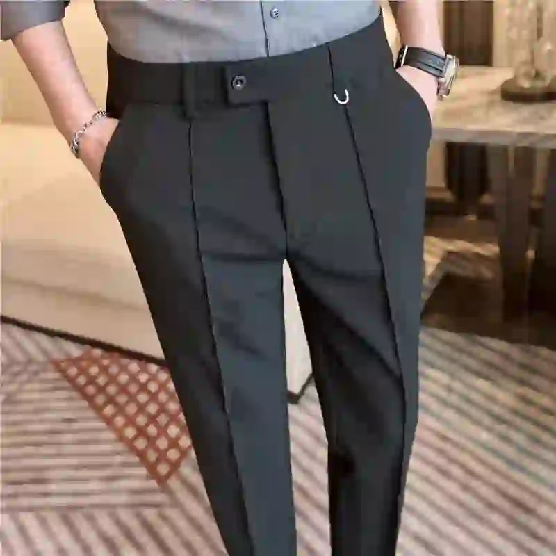 Men's business casual trousers, daily formal work pants, 2024 new high