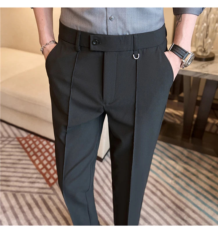 Men's business casual trousers, daily formal work pants, 2024 new high