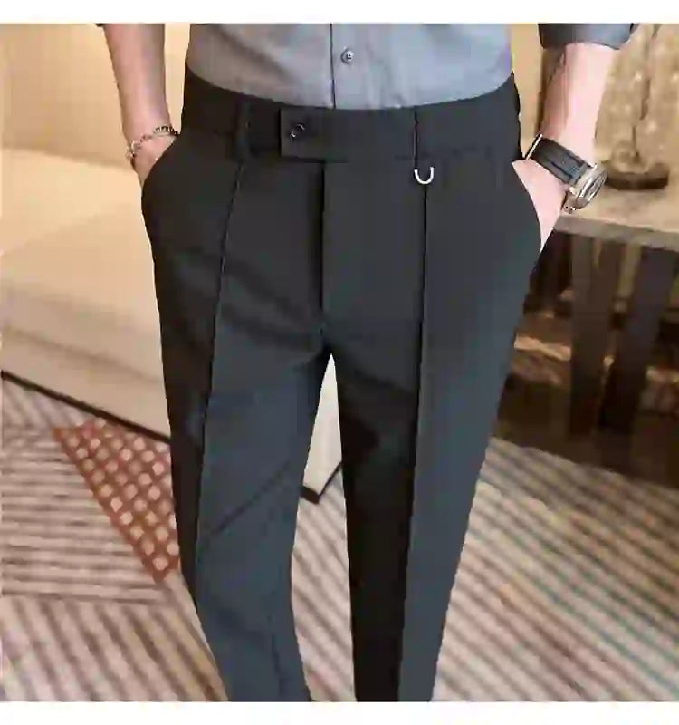 Men's business casual trousers, daily formal work pants, 2024 new high