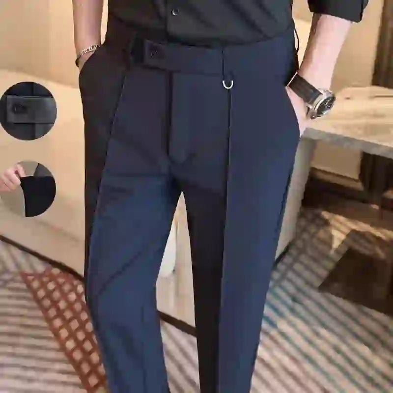 Men's business casual trousers, daily formal work pants, 2024 new high