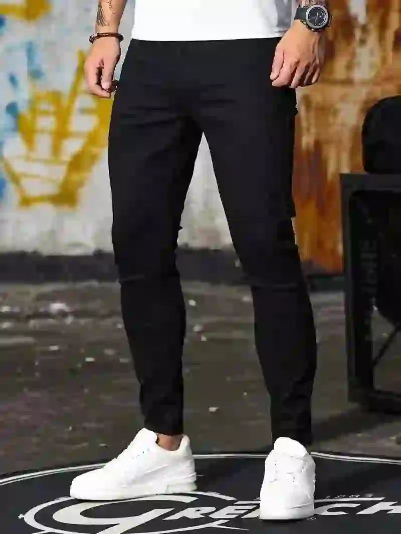 2025 Mens Slim Fit Classic Skinny Jeans Casual Street Style Comfortable Casual Mens Skinny Jeans Male Slim Fit Pencil Denim