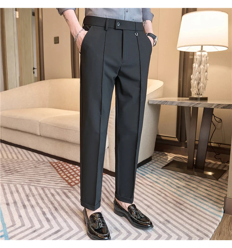 Men's business casual trousers, daily formal work pants, 2024 new high