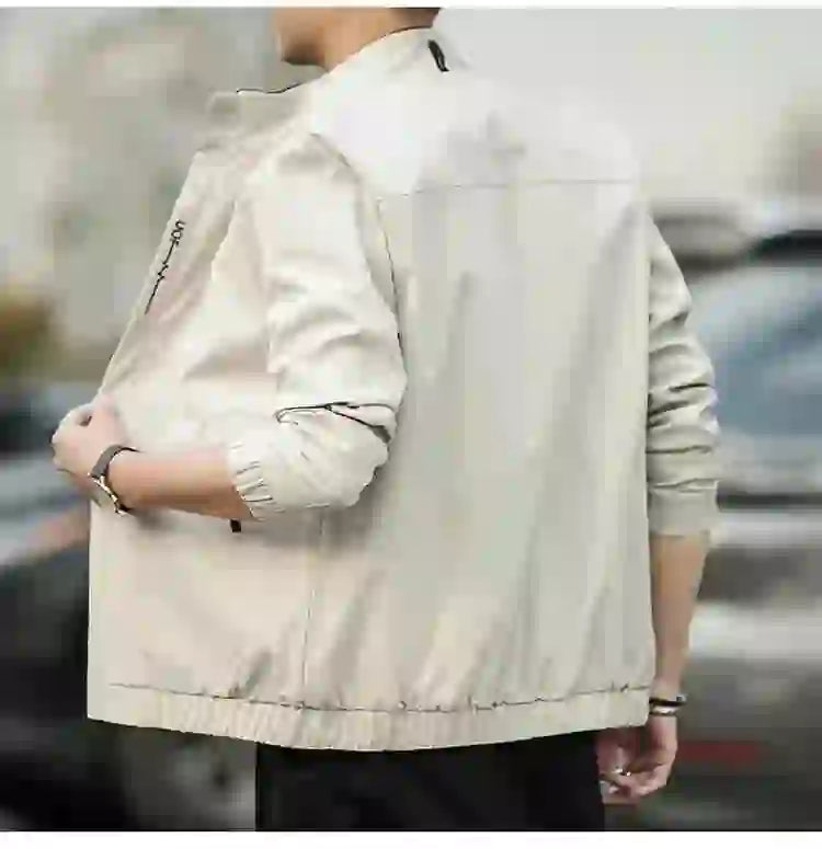 Men's Coat 2025 Spring Autumn Mens Jackets Hip Hop Street Thin Coat Sports Black Loose Windbreaker Men Clothing Men's Coat