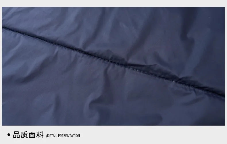 Toppklassig designer Nytt märke Herrparkajacka Casual Mode Hooded Pu