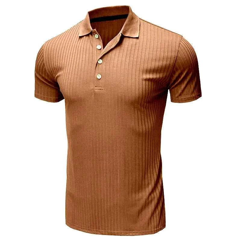 Mens Polo Shirts Summer Casual Short Sleeve Knitted Men's Shirts Polos Slim Solid Men t-shirt Polo Homme S-5XL Men's Clothing