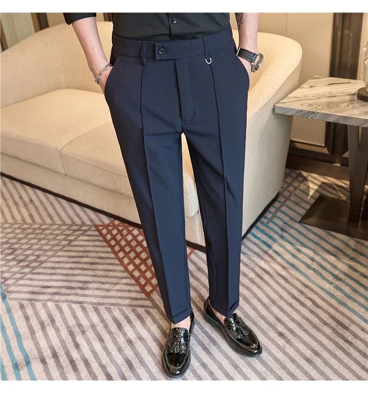 Men's business casual trousers, daily formal work pants, 2024 new high