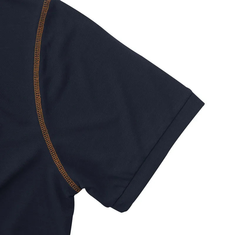 Summer Fashion Casual Short-sleeved Polo Shirt for Men Polo Simple Bre