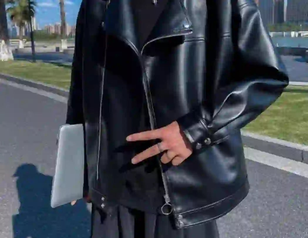 Coat New In Men's Suit Jackets Spring Autumn Male Leather Blazer Fashionable Fashion 2024 Luxury Designer Korean Style Clothes