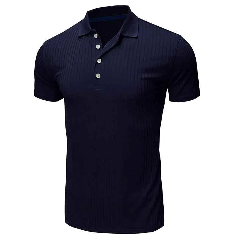 Mens Polo Shirts Summer Casual Short Sleeve Knitted Men's Shirts Polos Slim Solid Men t-shirt Polo Homme S-5XL Men's Clothing