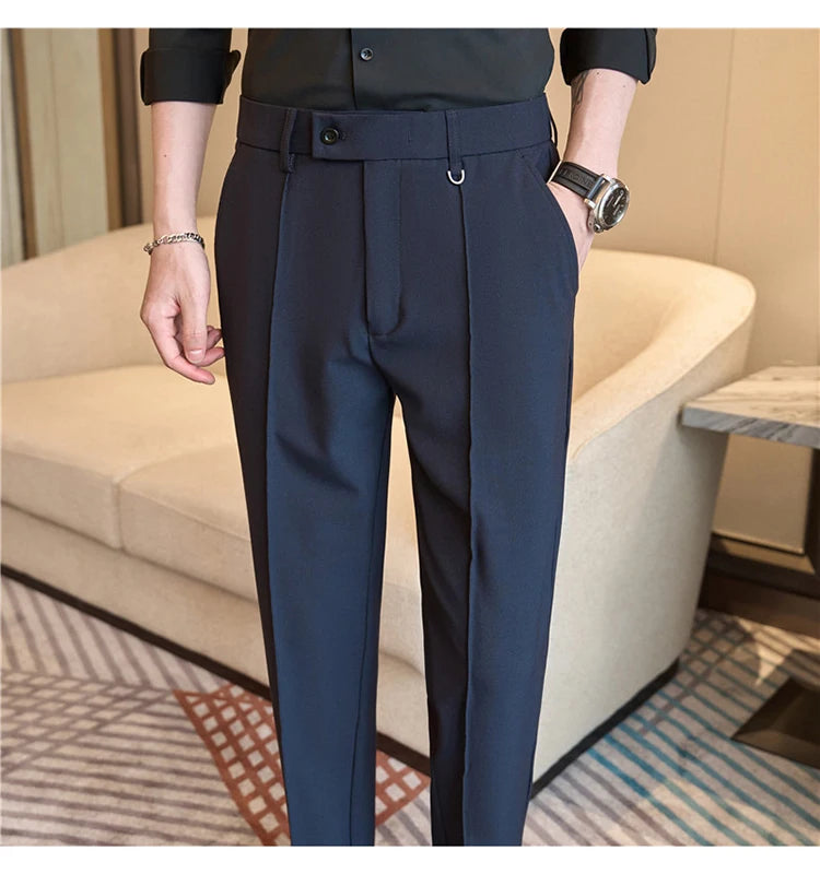 Men's business casual trousers, daily formal work pants, 2024 new high