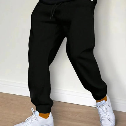 Men’s Fleece Sweatpants | Jogger Gym Trousers | Winter Workout Pants