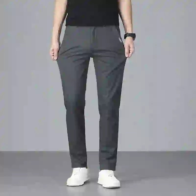 Men's casual pants 2025 New Spring and autumn casual straight business