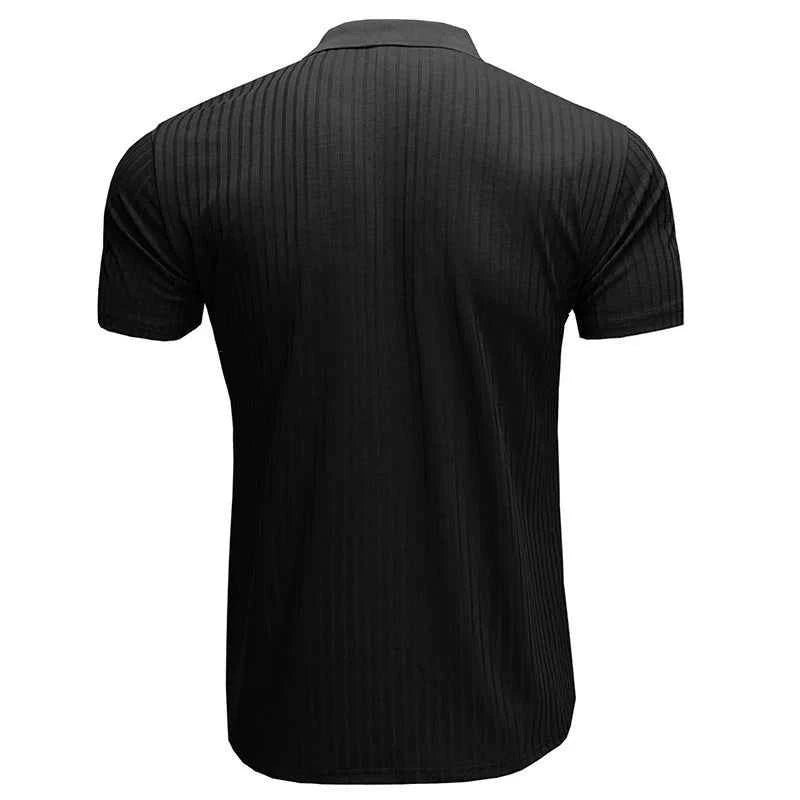 Mens Polo Shirts Summer Casual Short Sleeve Knitted Men's Shirts Polos Slim Solid Men t-shirt Polo Homme S-5XL Men's Clothing
