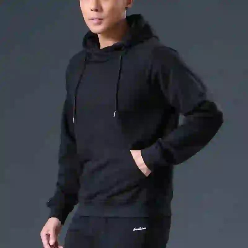Fashion Hoodie Men Solid Hip Hop Tracksuit Men Hooded Sweatshirt Casua